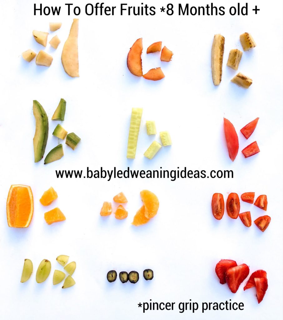 Fresh Fruit Sticks (in season) - Baby Led Weaning Ideas