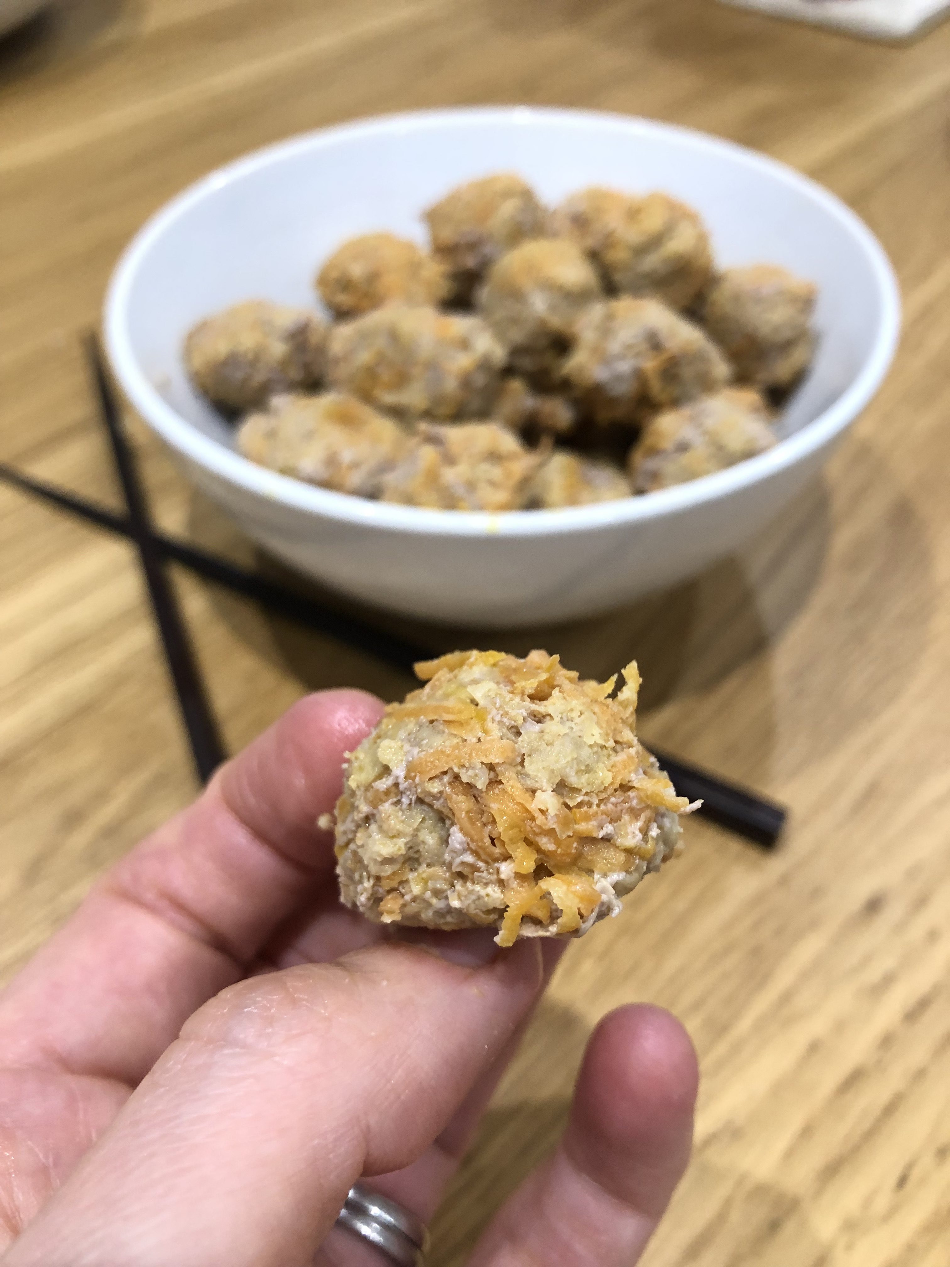 steamed pork balls so soft and juicy